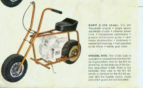 Rupp C 220 Minibike Twin Frame Mini Bike Chrome Wheels