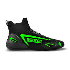 SPARCO 00129340NRVF Gaming sim racing shoes HYPERDRIVE, black/green, size  40 | ATOMIC-SHOP EU