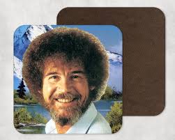 Bob Ross Coaster