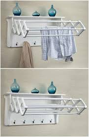 This laundry room drying rack and pipe bar has multiple uses. 10 Space Saving Drying Racks For Small Spaces Living In A Shoebox