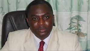 Le ministre des Travaux publics et des transports, Lambert Koty