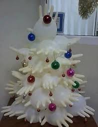 Maybe This Is Only Funny If You Re A Paramedic Or A Veterinary Technician But It Made Us Laugh H Funny Christmas Tree Nurse Christmas Unusual Christmas Trees