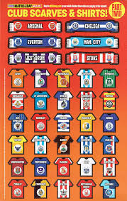 Football League Table Wall Chart Football Barclays