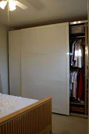 Complete your closet with ikea's durable pax closet sliding doors offered a wide selection of colors, styles, and sizes to make your wardrobe changes enhance a sliding door wardrobe's convenience and practicality even further, by choosing sliding doors made of mirror. Fixing The Pax Sliding Door Ikea Hackers Bedroom Closet Doors Bifold Closet Doors Sliding Closet Doors