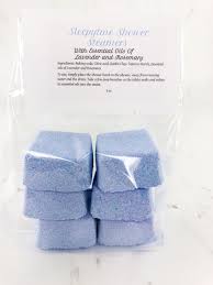 Lavender And Rosemary Shower Steamers Relaxing Shower Bombs Essential Oils Shower Tablet Aromatherapy Fizzie Tensio Shower Bombs Shower Steamers Shower Tablets