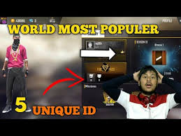 Free fire nickname 2021 has changed such as the limit of 20 characters when specializing the game's name to the character and restricting many with all the special characters free fire we've just shared, everyone can freely choose and give themselves an impressive and unique character name. 5 Most Populer And Unique Id In Free Fire World Most Populer Id Garena Free Fire Youtube