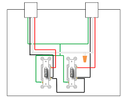 The included diagram shows both the red. Wiring A Ceiling Fan And Light Switch With Two Three Cable Wires Home Improvement Stack Exchange