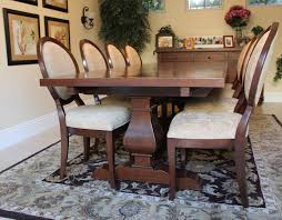 American by martinsville queen anne cherry wood oval dining table 6 chair. Custom Extension Segovia Table And Queen Anne Chairs Mortise Tenon