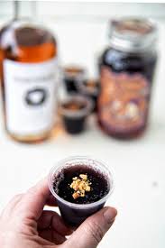 Peanut butter & jelly shots made with redneck vodka! Peanut Butter Grape Jelly Jell O Shots Sweet Recipeas
