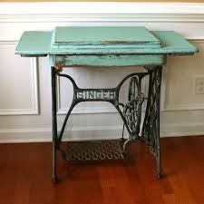 Pin By Phyllis Ann S On Repurpose Antique Sewing Table Sewing Table Antique Sewing Machines