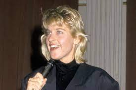 The famous american comedian, actress,. Ellen Degeneres Compares Her Old Hair Look To Tiger King Joe Exotic S
