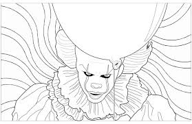2628x1707 ca clown pennywise psychedelic background. Pennywise Coloring Pages Ideas With Printable Pdf Free Coloring Sheets