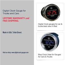 These auto guage are waterproof and can be installed in all vehicles. Clock Gauge Calibration Cute766