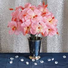 Check spelling or type a new query. Efavormart 60 Pcs Artificial Hibiscus Flowers For Diy Wedding Bouquets Centerpieces Party Home Decorations 12 Bushes Pink Buy Online In Saint Vincent And The Grenadines At Desertcart 160264542