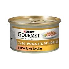 Gourmet Gold Parca Etli Somonlu Ve Tavuklu 85 G Migros
