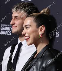 Anwar Hadid Dua Lipa Editorial Stock Photo