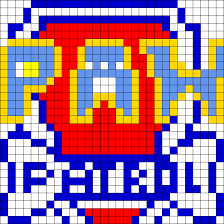 Dessin pat patrouille facile couleur. Pixel Art Pat Patrouille Gamboahinestrosa