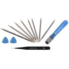 River Fox 12 in 1 Precision Screw Driver Kit for Smartphone, Mobile,  Laptop, Tablet, Game Console, Household - Includes 8 Reversible Bits,  Openers, ...