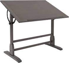 Maybe you would like to learn more about one of these? Amazon Com Craft Hobby Essentials Slate Gray 42 Wide Wood Drafting Art Drawing Table Fixed Height With Adjustable Tilting Top Arts Crafts Sewing