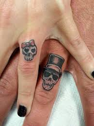Skull Tattoos Love Tattoos Wedding Band Tattoos Black N Grey Tattoos Color Tattoos Done By Shadow Wedding Band Tattoo Tattoo Wedding Rings Finger Tattoos