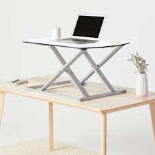 The best of both worlds? Cora Standing Desk Converter The Stashable Desk Topper Fully