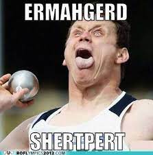 Be a stiletto in a room of flats. I Love People S Shot Put Faces So Funny My Throwing Faces Are Always So Awkward Funny Facial Expressions Celebrities Funny Shot Put