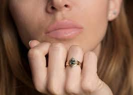 Emily Sapphire Blue Diamond Ring Set