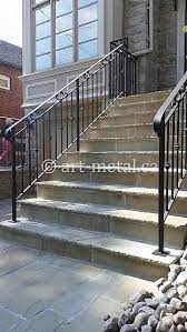 Install railing brackets by driving screws as perpendicular to the post as possible. Metal Deck Railing Systems Construction And Installation