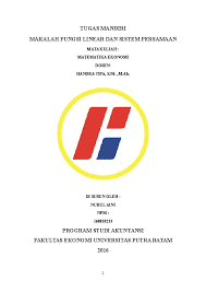 Apr 26, 2019 · worksheet gratis belajar bahasa inggris tentang anggota tubuh dan fungsinya untuk anak. Doc Tugas Mandiri Matematika Ekonomi Nurul Aini Npm 160810233 Nurul Aini Academia Edu