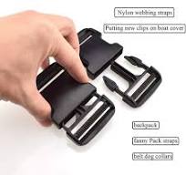 SGH Pro Extra Thick Military Grade Dual Adjustable Quick Side Release  Buckles 2 Inch Wide 7 Pack Clips Snaps No Sewing Heavy Duty Plastic  Replacement ...