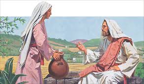 Image result for images jesus and samaritan woman at well