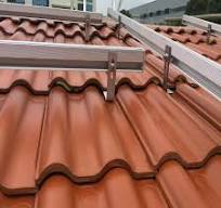 Tile Roof Aluminum Mount PV Solar Panel Bracket / Pitched ...