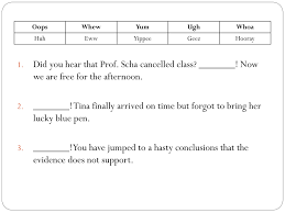 Pdf Exercise Interjection