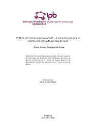 Prática de Ensino Supervisionada