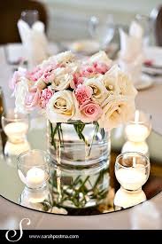 Spring Roses Wedding Flowers The Wedding Specialists Candle Wedding Centerpieces Unique Wedding Centerpieces Wedding Centerpieces