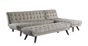 Natalia Mid Century Modern Dove Grey Sofa 505608 Sleeper Sofa Midtown Outlet Home Furnishings