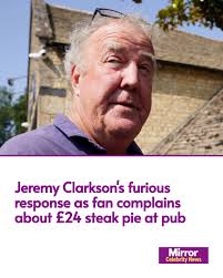 Jeremy Clarkson hit back at customers grumbling about the £24 price tag