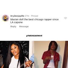 The Chicago Wave on X: A fan calls Blasian Doll “the best” Chicago rapper  since LA Capone 🗣️🎤 t.coVAwnuD3rGW  X
