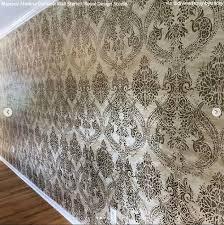 Decorze wall stencils are beautiful and easy to use and diy stencils, these stencils are reusable and used to decor living room wall, bedroom wall with wide range of coll. Picture Perfect Home Decor With Insta Inspiration Damask Wall Damask Wall Stencils Painted Furniture Designs