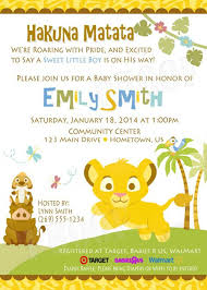 Personalized Photo Invitations Cmartistry Personalized Baby Lion King Shower Invitations Diy Printable Lion King Baby Shower Lion King Baby Baby Shower