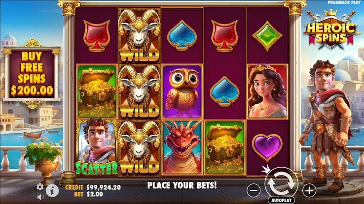 Heroic Spins, fun new Pragmatic Play slot - Heaven4NetEnt