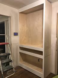Build your own linen cabinet using the free downloadable woodworking plans available at the link. Diy Hallway Cabinets Part 1 Addicted 2 Decorating