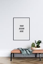 Poster Frame And Wall Mockup With Decoration Paid Affiliate Paid Frame Decoration Mockup Poster In 2020 Frames On Wall Wall Frame Set Picture Frame Wall