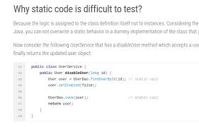 Check spelling or type a new query. 3 Best Practices To Test A Code That Calls Static Methods