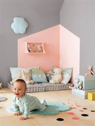 Nos Astuces En Photos Pour Peindre Une Piece En Deux Couleurs Archzine Fr Chambre Bebe Deco Chambre Bebe Peinture Chambre Enfant