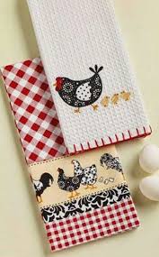 Cute Kitchen Towel Ideas Applique Towels Kitchen Towels Dish Towels