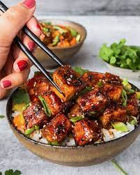 Spicy Maple Ginger And Five Spice Glazed Tofu By Thefeedfeed Quick Easy Recipe The Feedfeed Recipe Recipes Tofu Recipes Tofu
