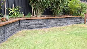 Holman 1200 x 600mm modular raised garden bed bunnings warehouse. Ridgi Concrete Retaining Walls Bunnings Warehouse Landscaping Retaining Walls Backyard Retaining Walls Garden Retaining Wall