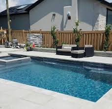 Congratulations To Leisure Pools Toronto For Another Beautiful Project The Ultimate 30 In Graphite Grey Pool Designs Backyard Pool Designs Swimming Pool House