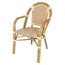 Bolero Continental Bistro Faux Wicker Armchairs Pack Of 4 Gj769 Wicker Armchair Big Comfy Chair Cheap Armchairs